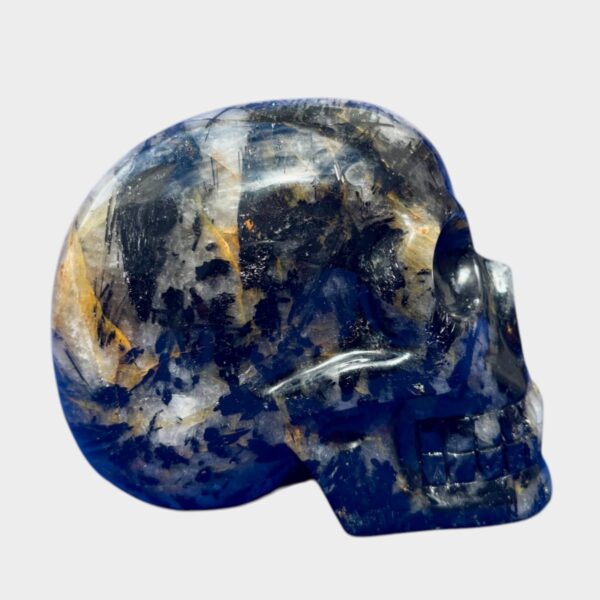 IMG_5001-Photoroom.jpg Large Tourmaline Quartz Skull with Hematite