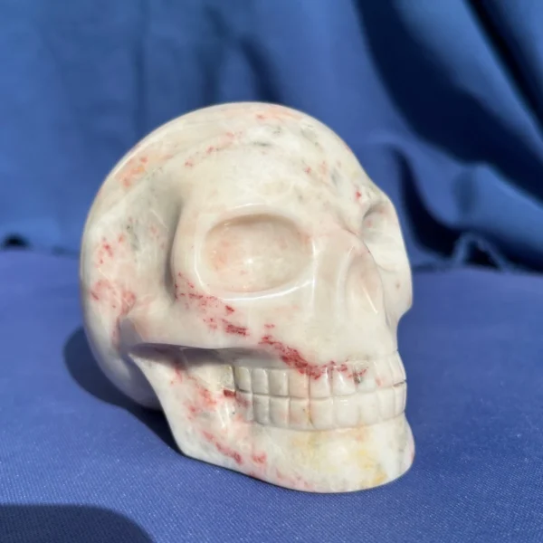 White Dolomite Skull by Walmere | 0.83 kg