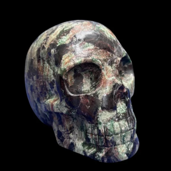 Rare Fuchsite Crystal Skull | RESERVED