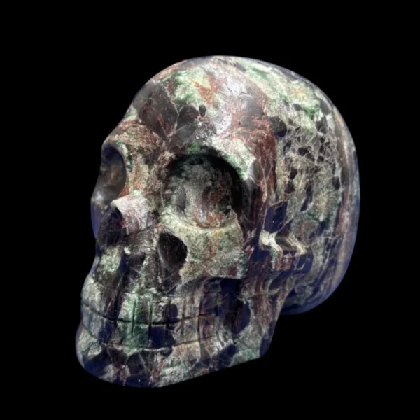 Rare Fuchsite Crystal Skull | RESERVED