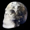 Life-Size Tourmaline Quartz Skull by Walmere
