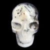 Life-Size Tourmaline Quartz Skull by Walmere