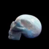Blue Trolleite Crystal Skull – Hand-Carved – Hand-Carved