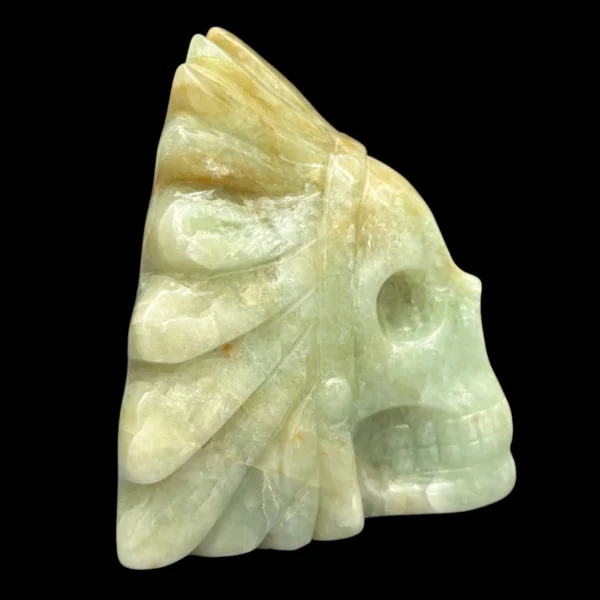 IMG_6769-Photoroom Green Aquamarine Shaman Skull